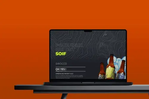 Mockup of gwape website